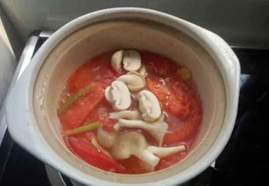canh ngao nấu nấm cách làm 2