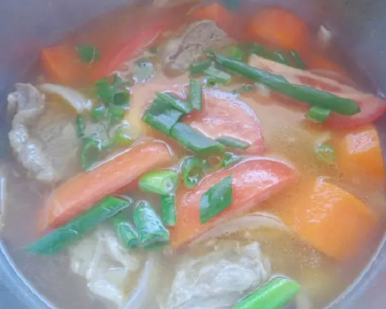 các bước làm canh sườn bò
