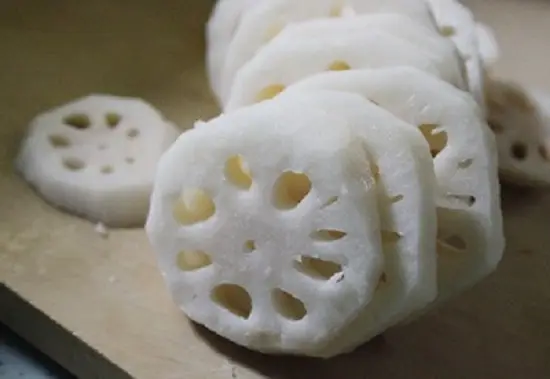 củ sen sắt lát