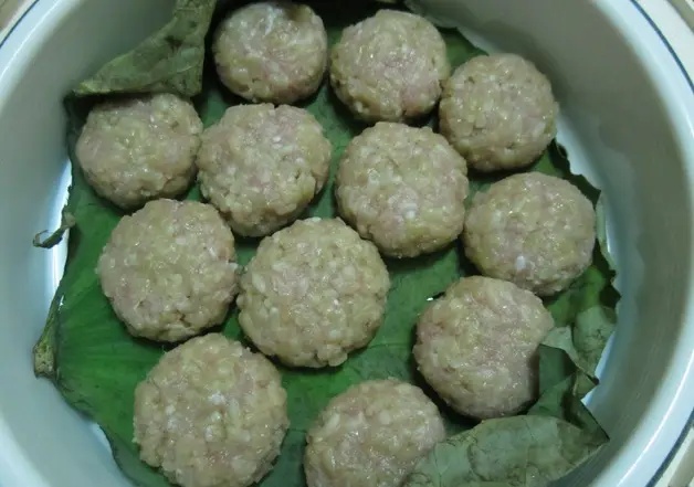hấp chả - cách làm chả cốm