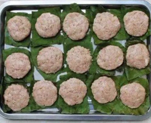 nặn chả - cách làm chả cốm