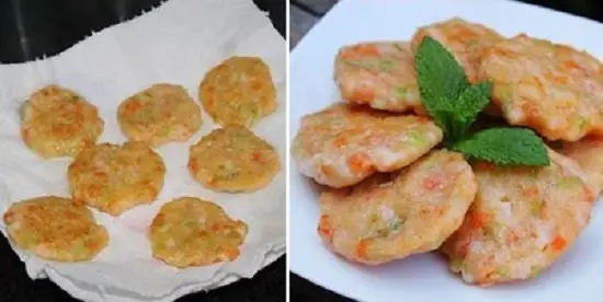 thấm dầu chả tôm