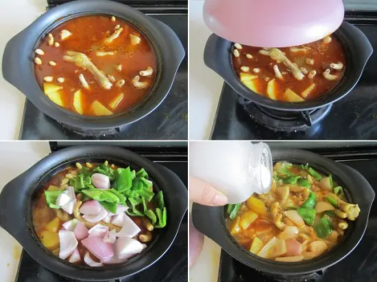 chân gà nấu cà ri cách làm 2