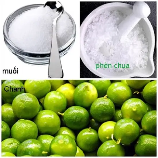 các nguyên liệu làm chanh muối