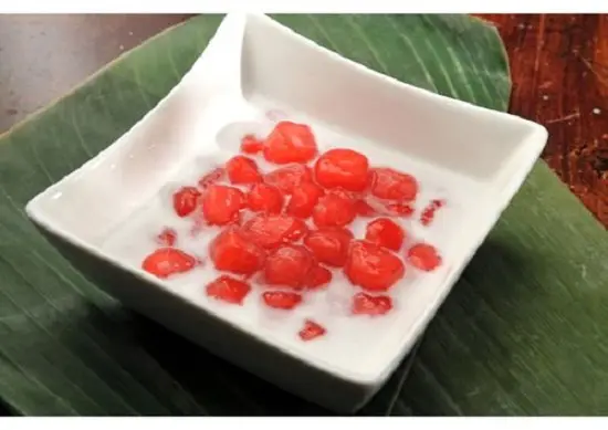 chè củ năng cốt dừa kiểu Thái thơm ngon lạ miệng