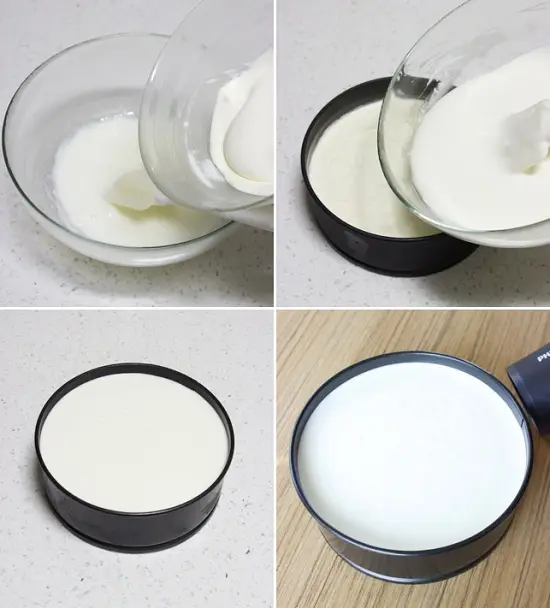 cách làm cheesecake sữa chua 10
