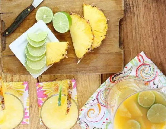 cách làm cocktail dứa chanh mát lạnh