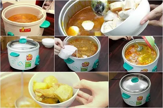 cơm cà ri gà cách làm 2