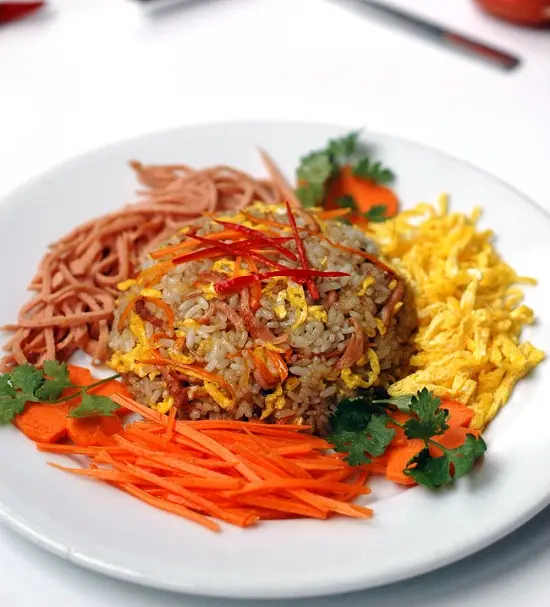 Cách làm cơm chiên tam tơ cực dễ