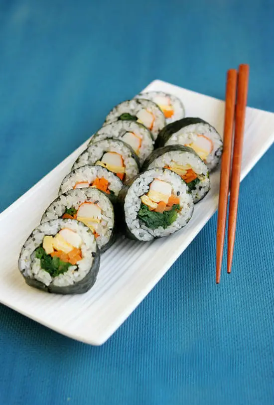 kimbap cuộn - cách làm kimbap