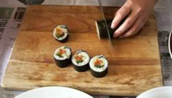 thái kimbap - cách làm kimbap