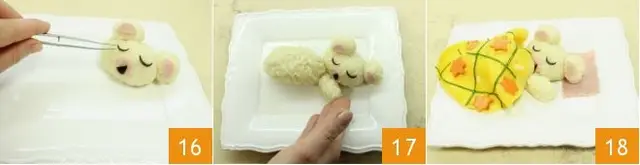 Cách làm cơm gấu 8