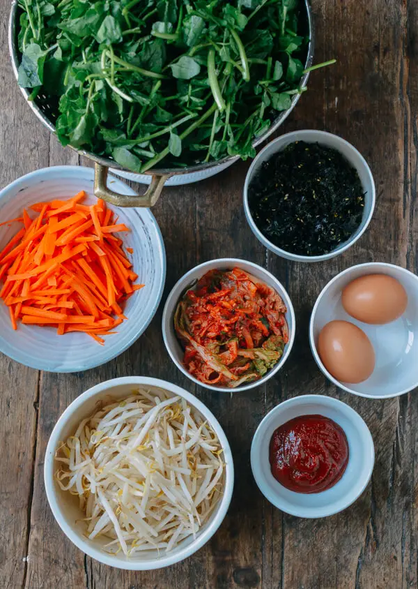 Huong dan lam mon Bibimbap com tron ca hoi dung vi Han Quoc a