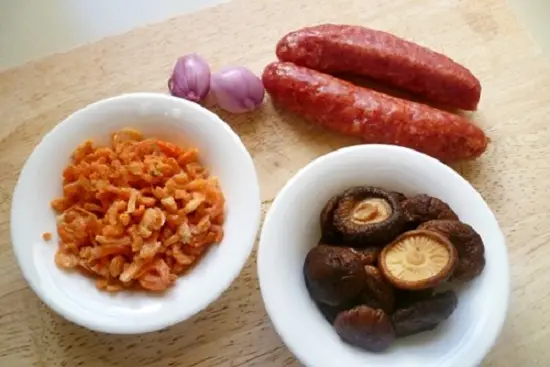 chuẩn bị nguyên liệu