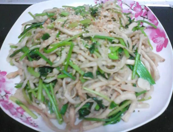 cu cai xao chay