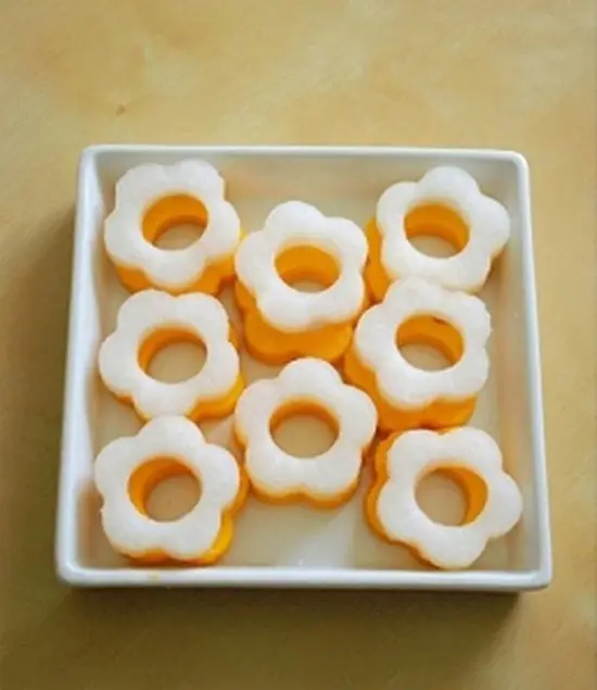 củ cải nhồi tôm thịt cách làm 1
