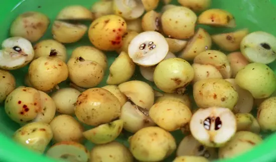 dấm táo mèo ngâm táo