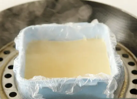 hấp đậu phụ trứng