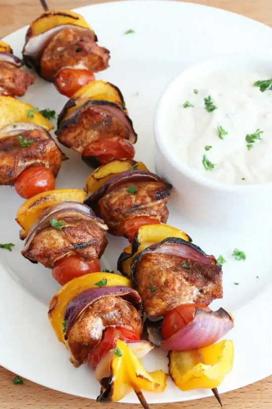 Gà nướng Kebabs món ngon cho những bữa tiệc nướng 10
