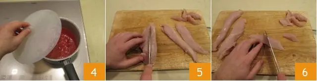 Cách làm gà sốt cà chua pho mai Sorrentina 4