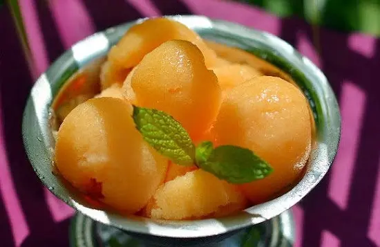 kem dưa vàng thơm ngon
