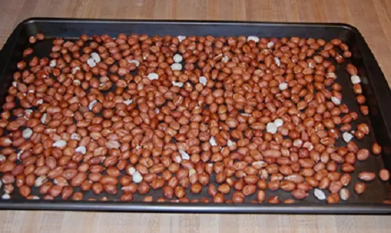 làm kẹo lạc vừng rang lạc