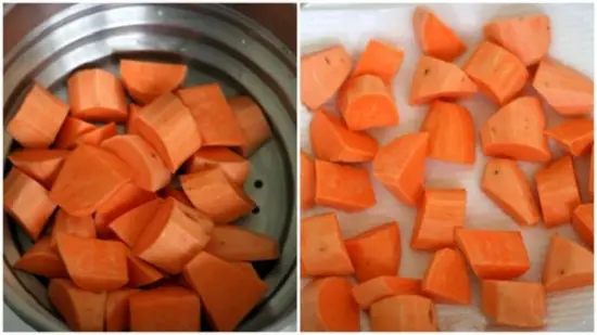 thấm hết nước khoai