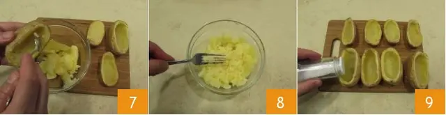 Cách làm khoai tây nướng nhồi thịt pho mai ngon tuyệt 4