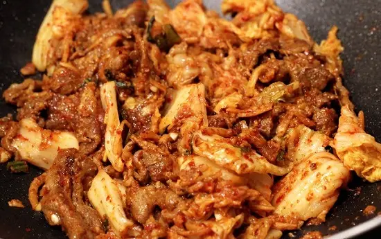 Cách làm kim chi chiên với đậu phụ 5