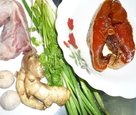 cách làm mắm cá lóc chưng tóp mỡ 2