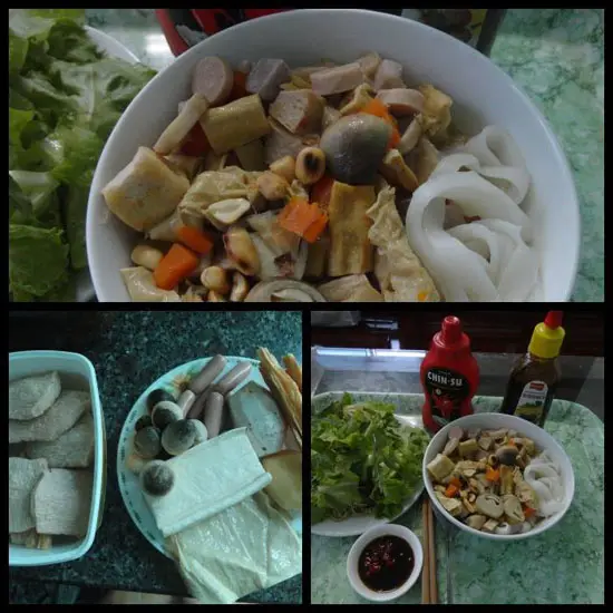 Cách làm mì Quảng chay