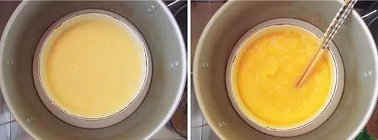 hấp cách thủy trứng