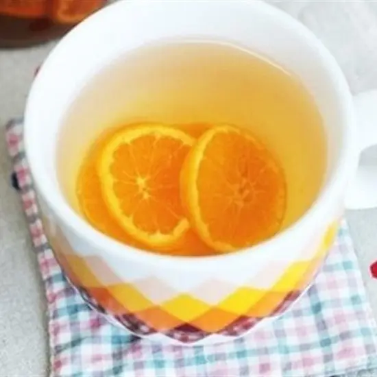 ngâm cam với nước đường