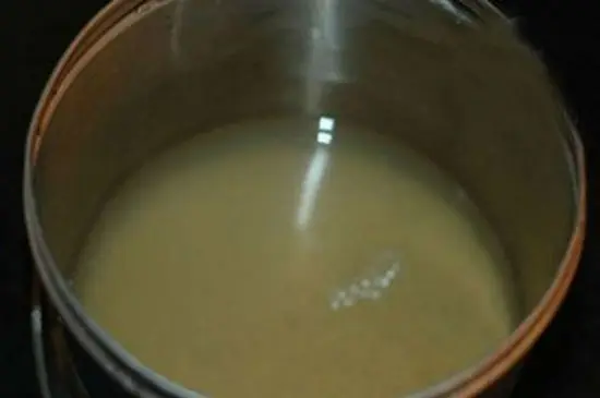 ngâm kê vào nước vôi trong pha loãng