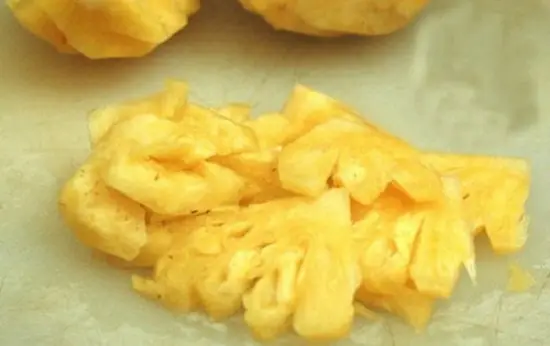 dứa thái miếng