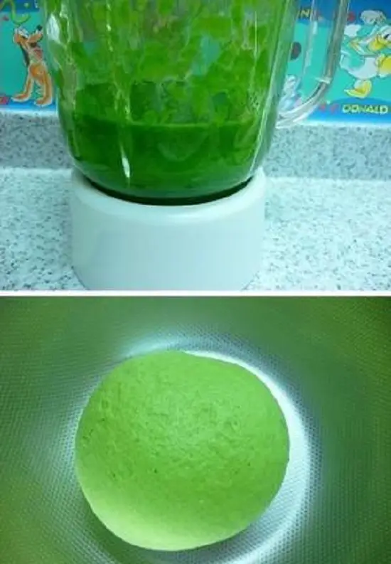 xay nhuyễn rau chân vịt