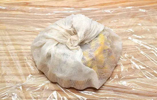 bọc kín vải bên ngoài