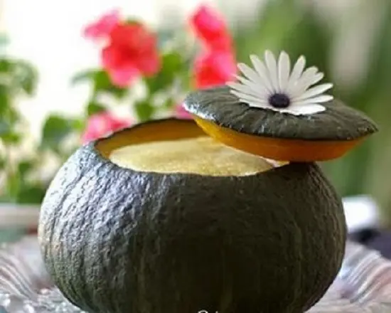bánh bí đỏ sau khi đã hấp chín