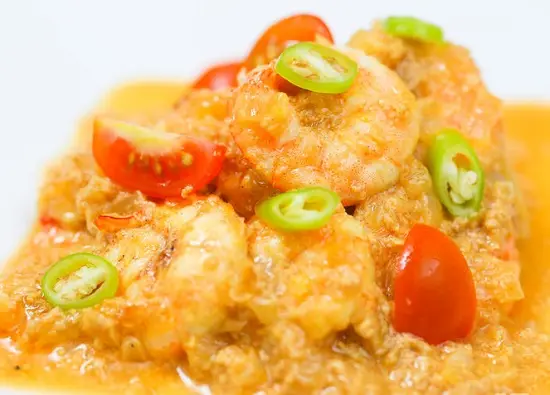 Cách làm món cà ri tôm kem tươi