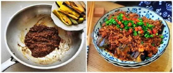 cho cà vào xốt cùng