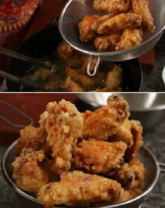 cánh gà chiên giòn