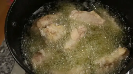 chiên cánh gà