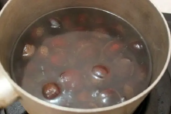 luộc hạt dẻ