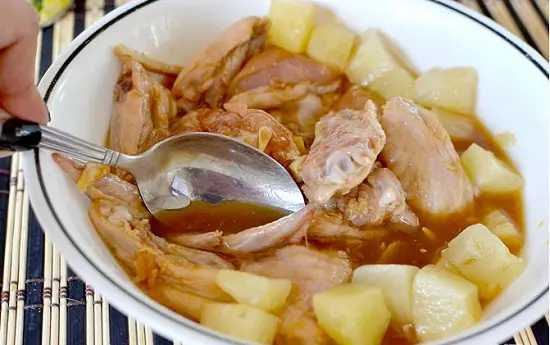 trộn đều các nguyên liệu