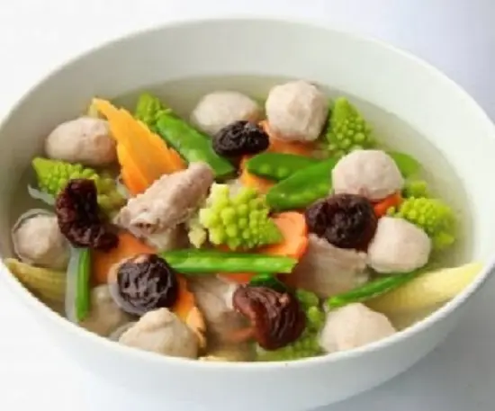 canh mọc nấm hương thanh mát