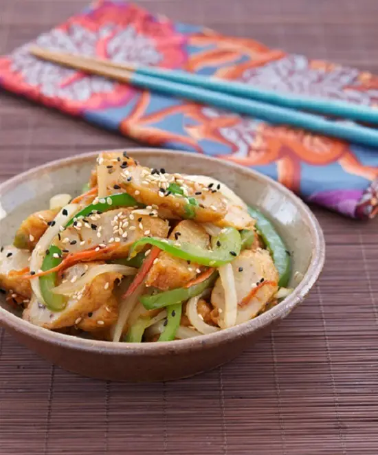 chả cá xào rau củ thơm ngon