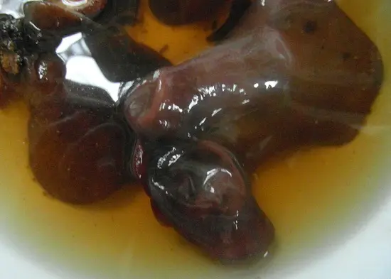chả gà lá lốt ngâm mộc nhĩ