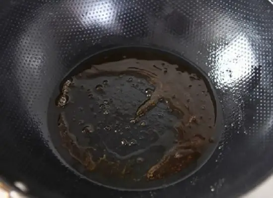 nước đường chuyển màu nâu