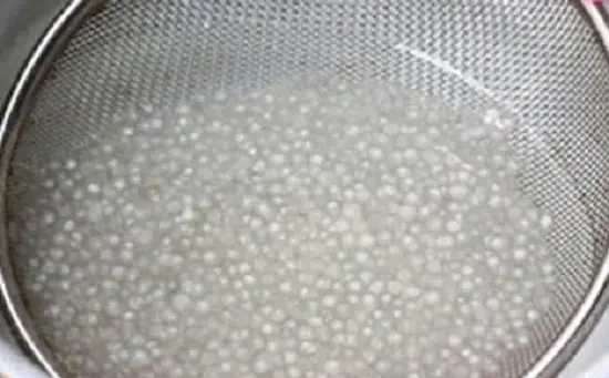 bọt báng đem ngâm nước