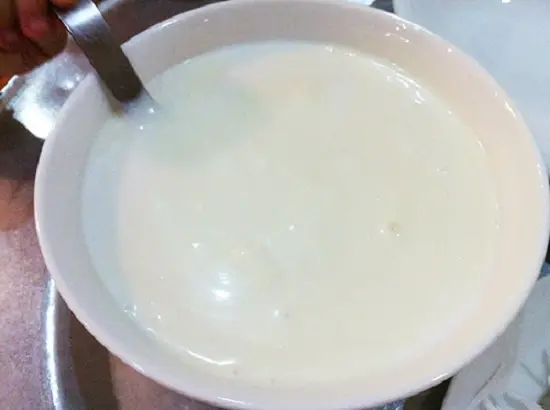 hỗn hợp nước cốt dừa sữa tươi